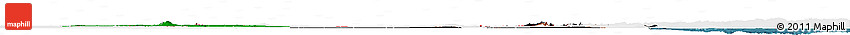 Flag Horizon Map of Sudan, single color outside, satellite sea