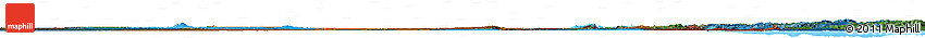 Political Horizon Map of Sudan, darken, land only