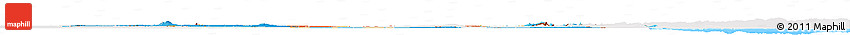 Political Horizon Map of Sudan, single color outside, bathymetry sea