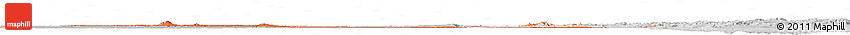 Political Shades Horizon Map of Sudan, lighten, desaturated