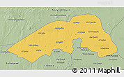 Savanna Style 3D Map of Bara