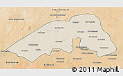 Shaded Relief 3D Map of Bara, satellite outside