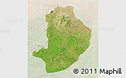 Satellite 3D Map of Rashad, lighten
