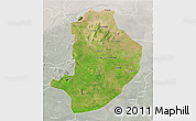 Satellite 3D Map of Rashad, lighten, semi-desaturated