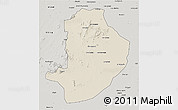 Shaded Relief 3D Map of Rashad, semi-desaturated