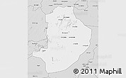 Silver Style 3D Map of Rashad