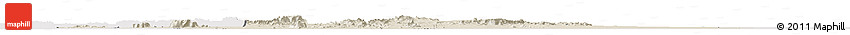 Shaded Relief Horizon Map of Rashad, single color outside