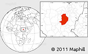 Blank Location Map of Rashad