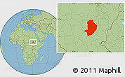 Savanna Style Location Map of Rashad