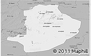 Gray Panoramic Map of Rashad