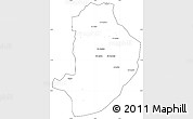 Blank Simple Map of Rashad, cropped outside