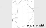 Blank Simple Map of Rashad, no labels