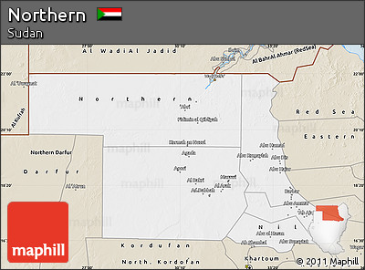 Classic Style Map of Northern