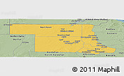 Savanna Style Panoramic Map of Northern