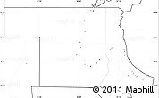 Blank Simple Map of Northern, no labels