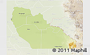 Physical 3D Map of Junglei, lighten