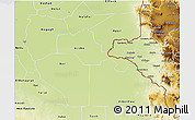 Physical 3D Map of Junglei
