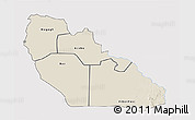 Shaded Relief 3D Map of Junglei, single color outside