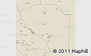 Shaded Relief 3D Map of Bor