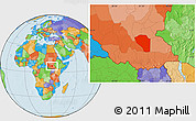 Political Location Map of Bor