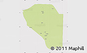 Physical Map of Bor, cropped outside