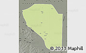 Physical Map of Bor, darken, semi-desaturated