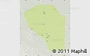 Physical Map of Bor, lighten, semi-desaturated