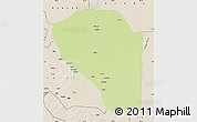 Physical Map of Bor, shaded relief outside