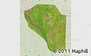 Satellite Map of Bor, lighten