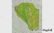 Satellite Map of Bor, lighten, semi-desaturated