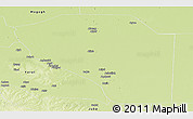 Physical Panoramic Map of Bor