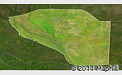 Satellite Panoramic Map of Bor, darken
