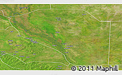 Satellite Panoramic Map of Bor
