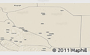 Shaded Relief Panoramic Map of Bor