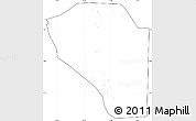 Blank Simple Map of Bor, cropped outside, no labels