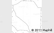 Blank Simple Map of Bor, no labels