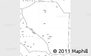 Blank Simple Map of Bor