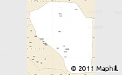 Classic Style Simple Map of Bor