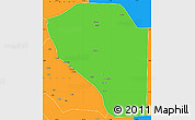 Political Simple Map of Bor