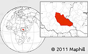 Blank Location Map of Junglei