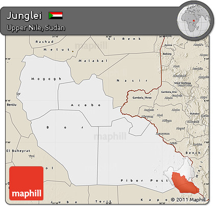 Classic Style Map of Junglei
