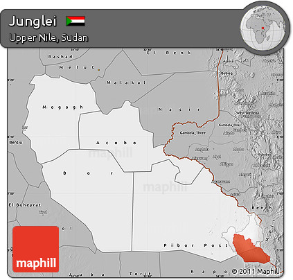 Gray Map of Junglei