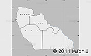 Gray Map of Junglei, single color outside