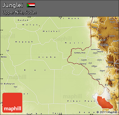 Physical Map of Junglei