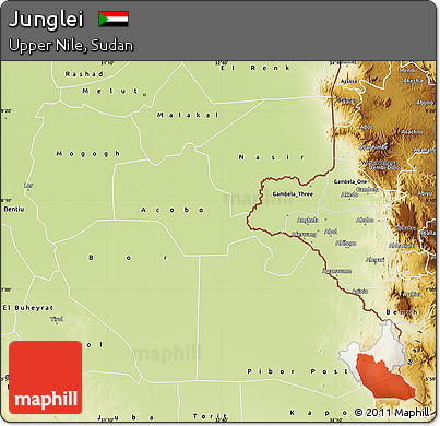 Physical Map of Junglei