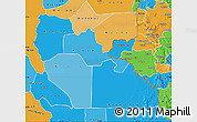 Political Shades Map of Junglei