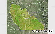 Satellite Map of Junglei, semi-desaturated