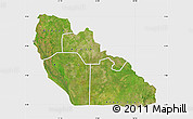 Satellite Map of Junglei, single color outside