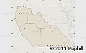 Shaded Relief Map of Junglei, lighten