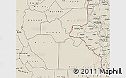 Shaded Relief Map of Junglei